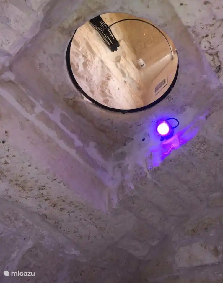 Blick vom Badezimmer ins Zimmer