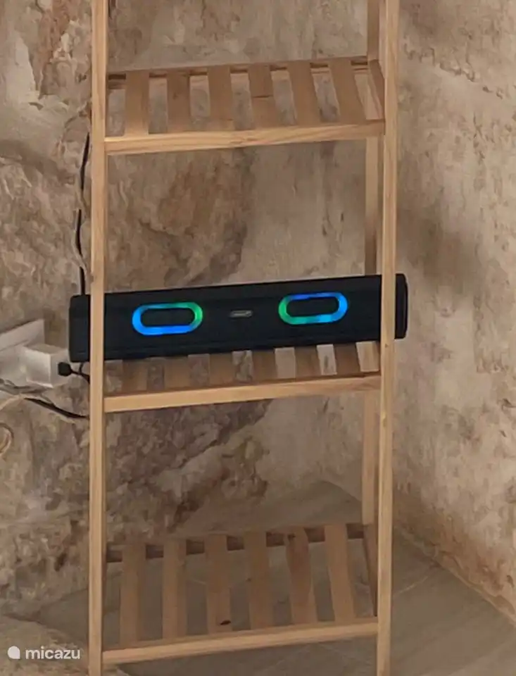 Spieluhr über Bluetooth, Gebrauchsanweisung in der Unterkunft.