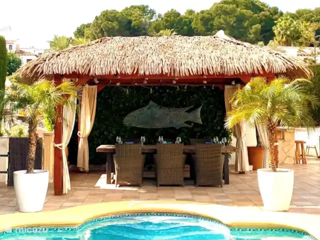 Luxury Lounge Villa Moraira Beach huren in Spanje, Costa Blanca, Moraira - villa Balinees eethuisje.