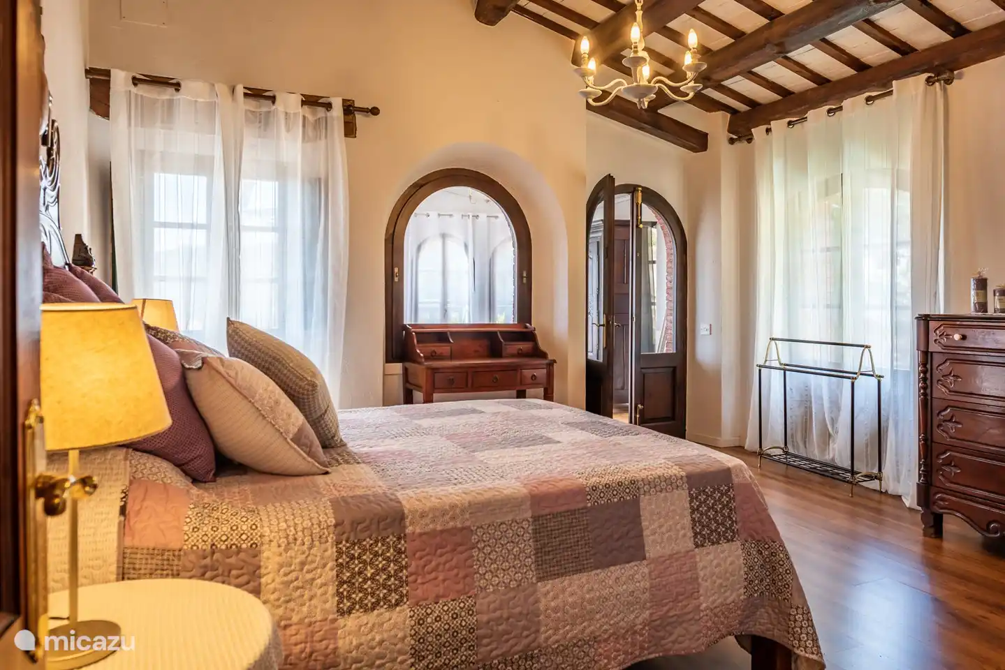 master bedroom with ensuite bathroom