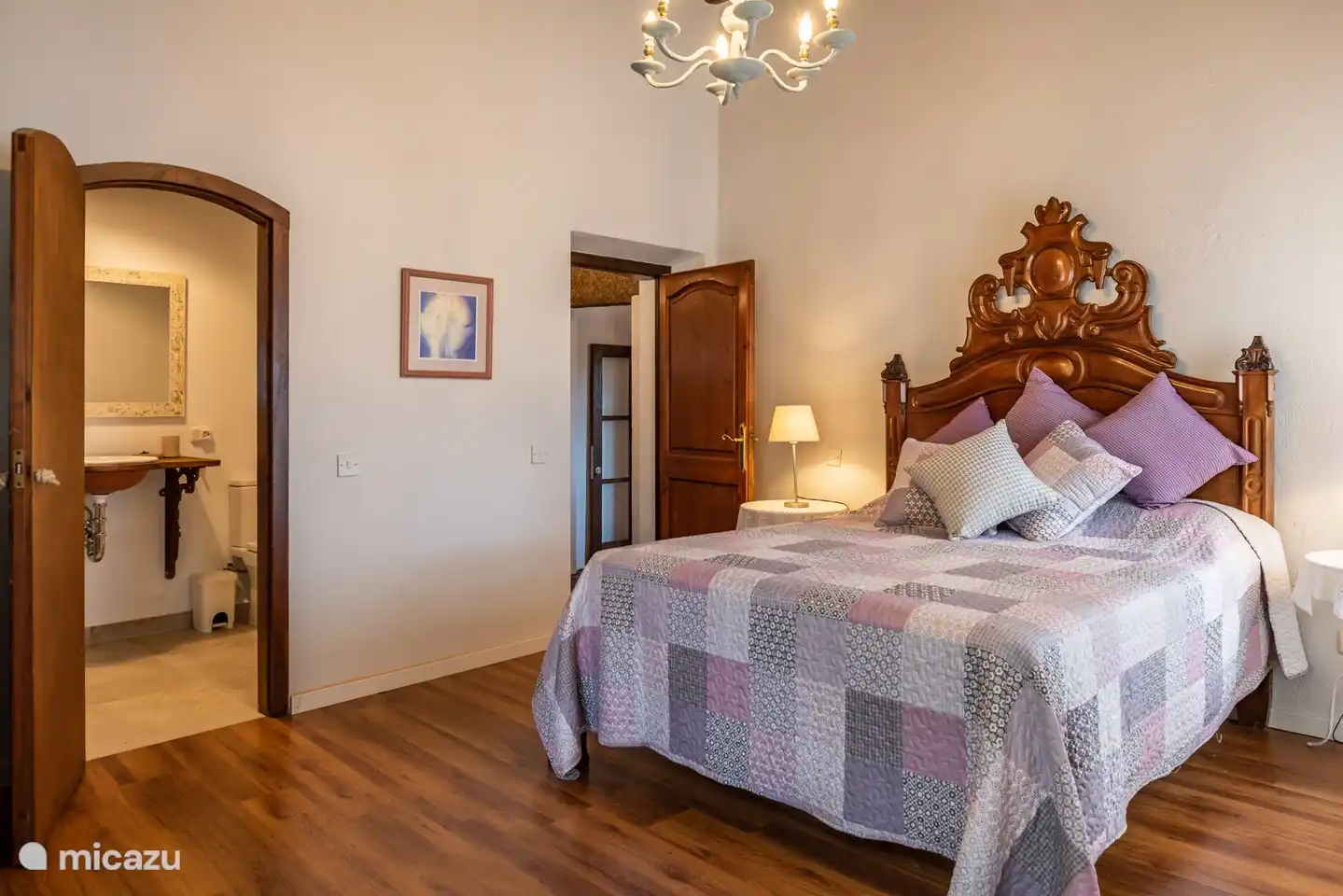 master bedroom with ensuite bathroom