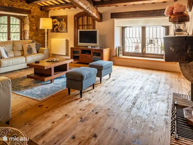 villa huren in Spanje, Costa Brava, Calonge – Mas Toi woonkamer op de eerste verdieping
