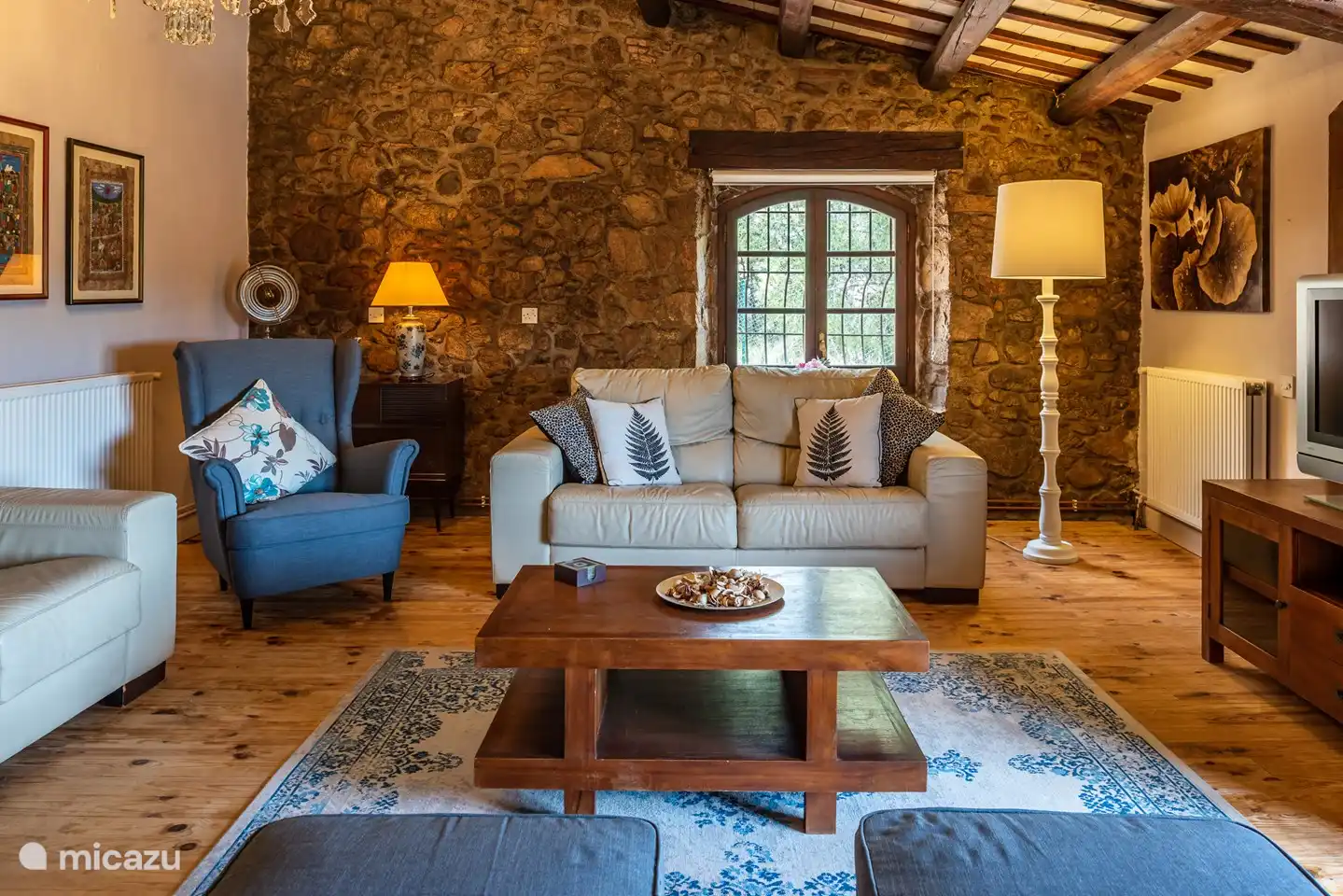 living room on the first floor