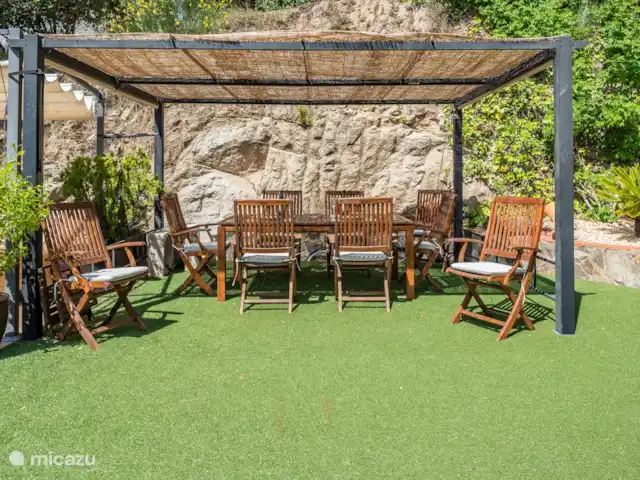 villa huren in Spanje, Costa Brava, Calonge – Mas Toi buiten dineren