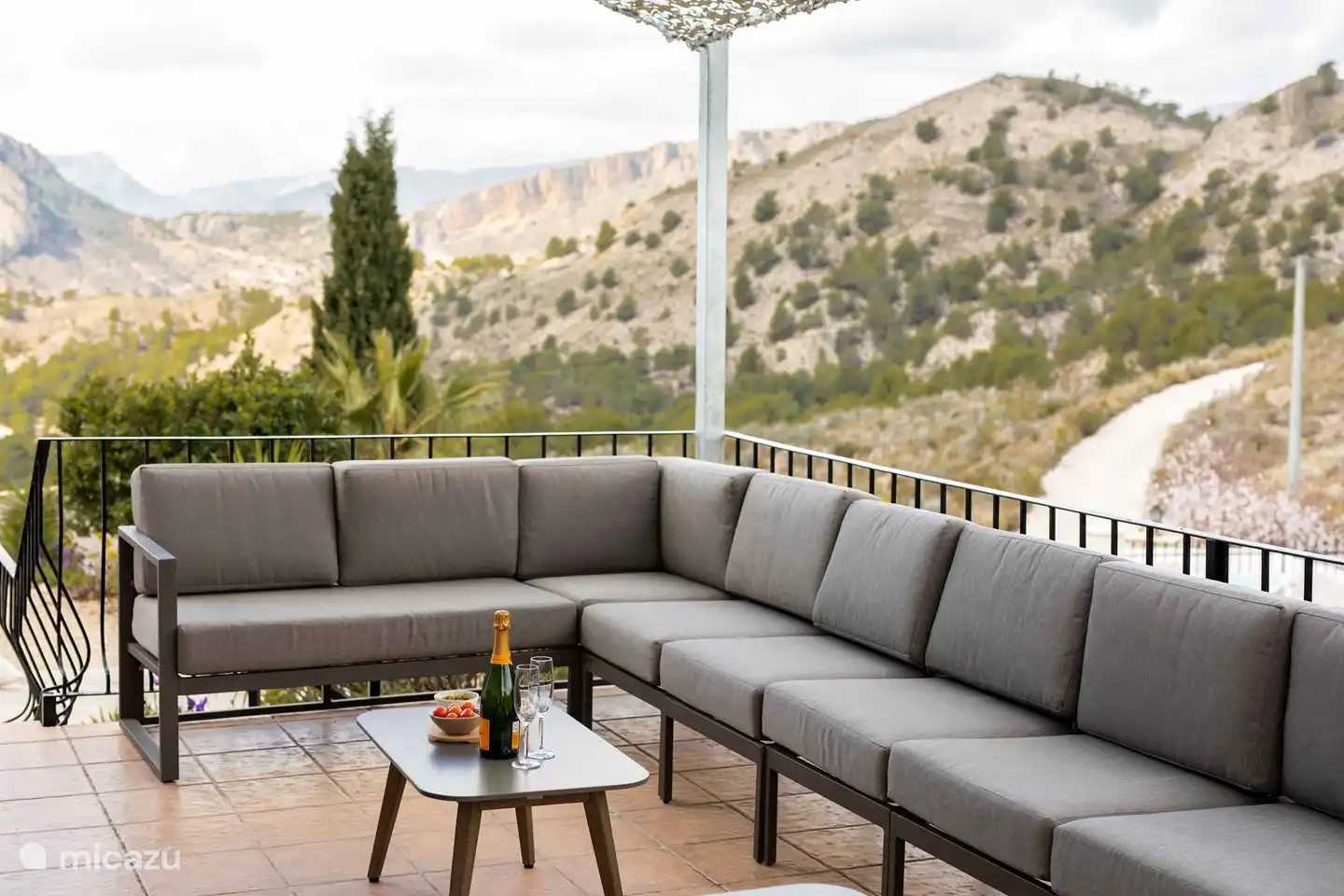 terraza de albaricoque