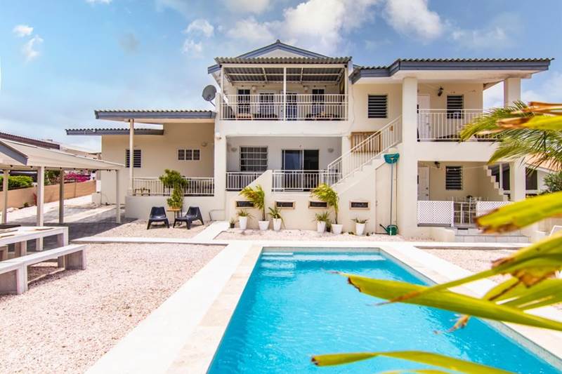 Vakantiehuis Curaçao, Banda Ariba (oost), Cas Grandi Appartement WoningA,zwembad,speelplaats toplocat