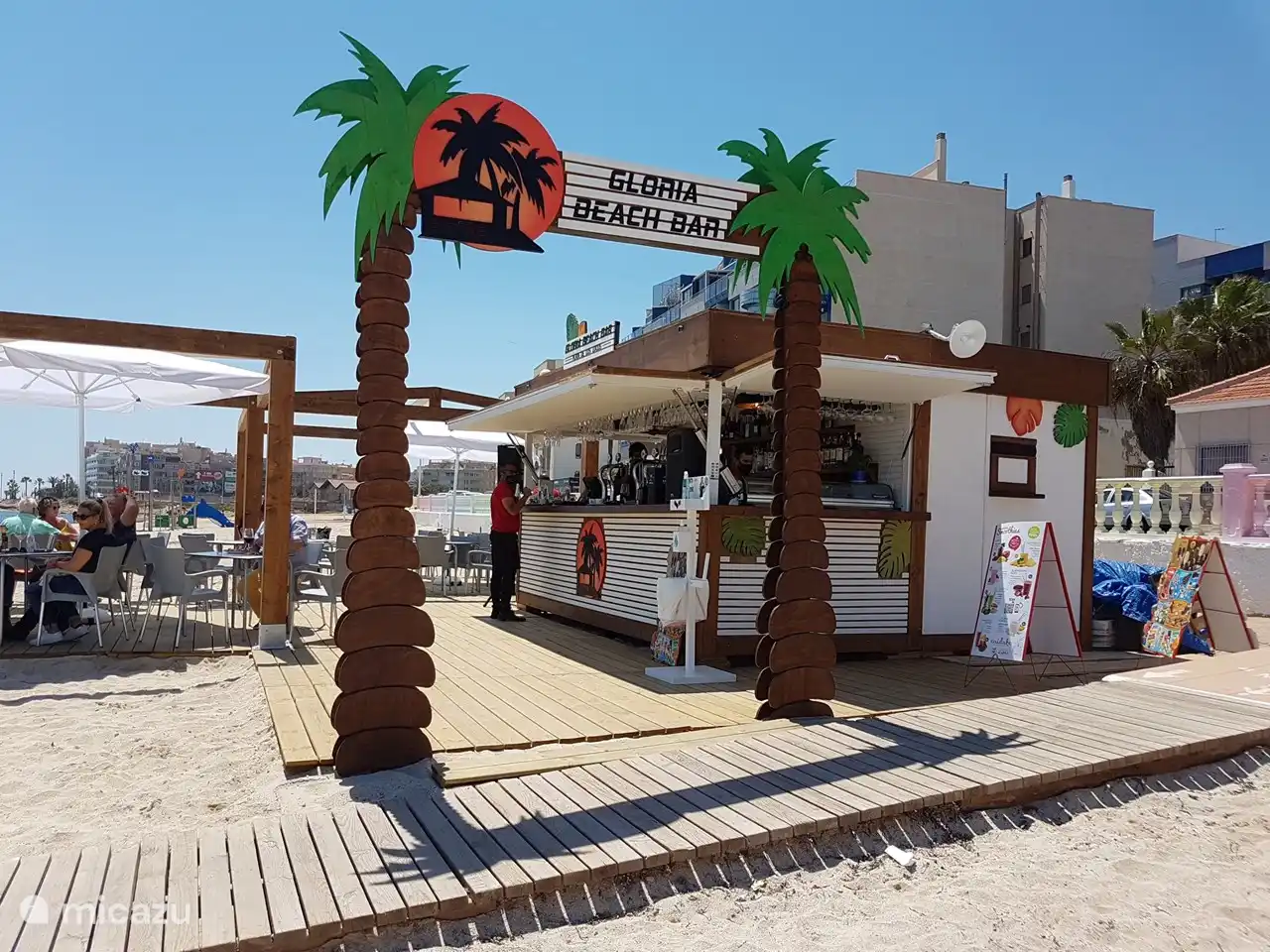 Ein Muss, die Strandbar Gloria.