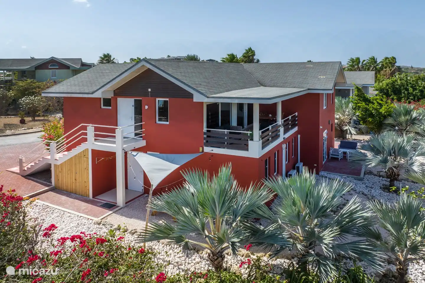 Sol, mar y playa, Curazao, Banda Arriba (este), La Privada (Playa del Mambo), casa vacacional Casa de vacaciones de lujo con vistas al mar