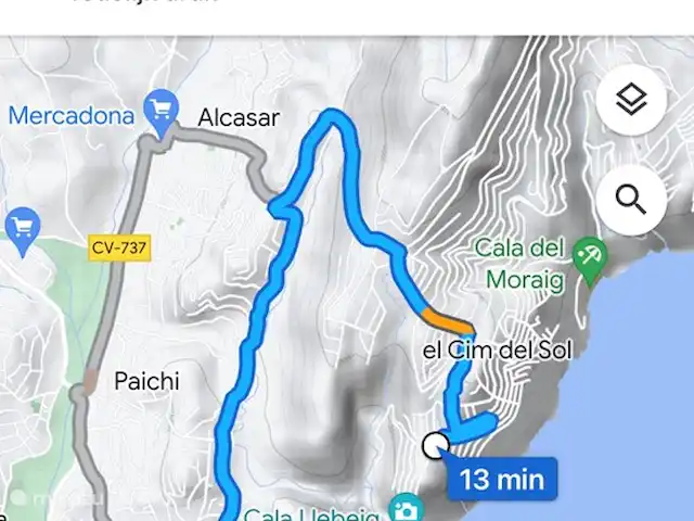 casa natalia en España, Costa Blanca, Benitachell - apartamento Las playas de arena de Moraira, como la Playa del Portet, se encuentran a quince minutos en coche del apartamento.