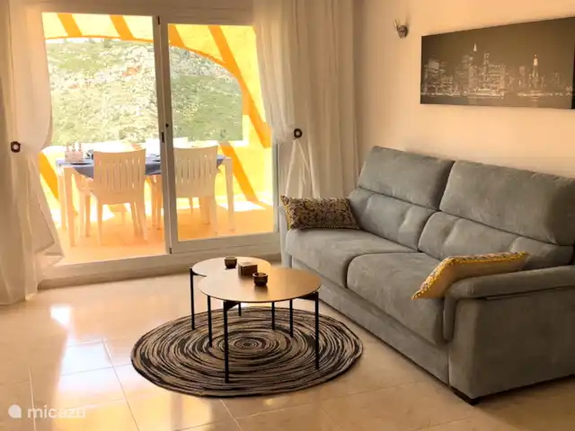 casa natalia en España, Costa Blanca, Benitachell - apartamento Salón, redecorado abril 2022