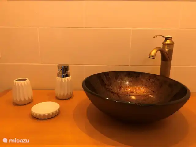 gîte / cottage huren in Frankrijk, Aude, Ginestas – Maison du Midi, appartement Inesta badkamer