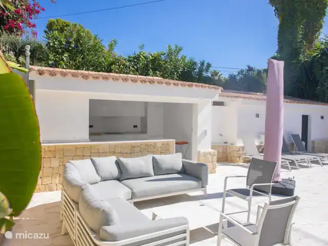 Location de Vacances Espagne, Costa Blanca, Moraira, villa - Casa Pescador - Benissa/Moraira Cuisine extérieure entièrement équipée