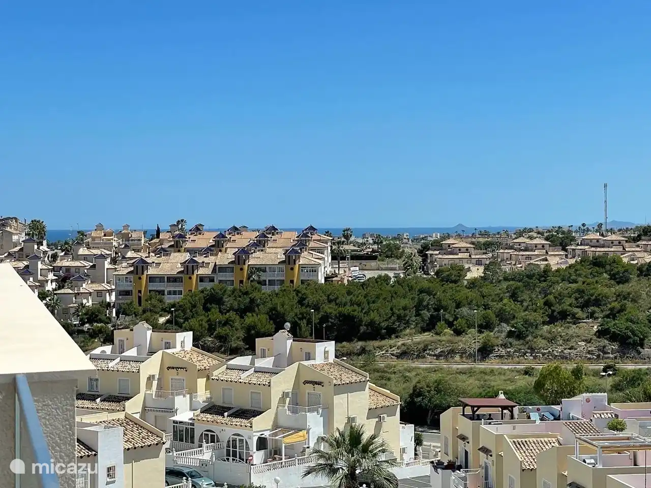 View from the roof terrace