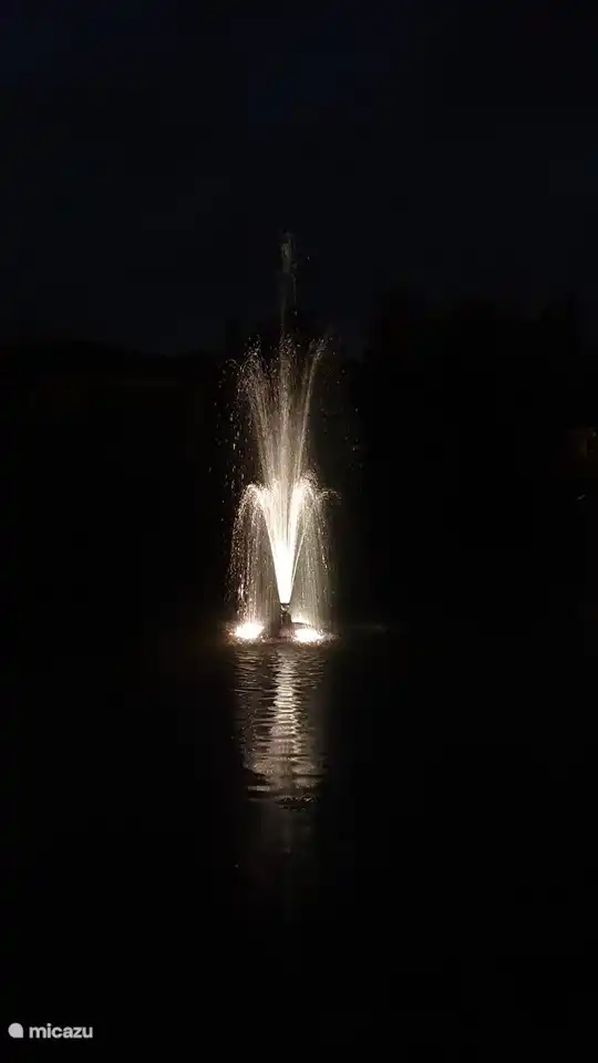 The illuminated fountain