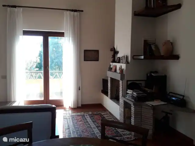 appartement huren in Italië, Lazio, Viterbo – Villa Le Tre Querce Woonkamer