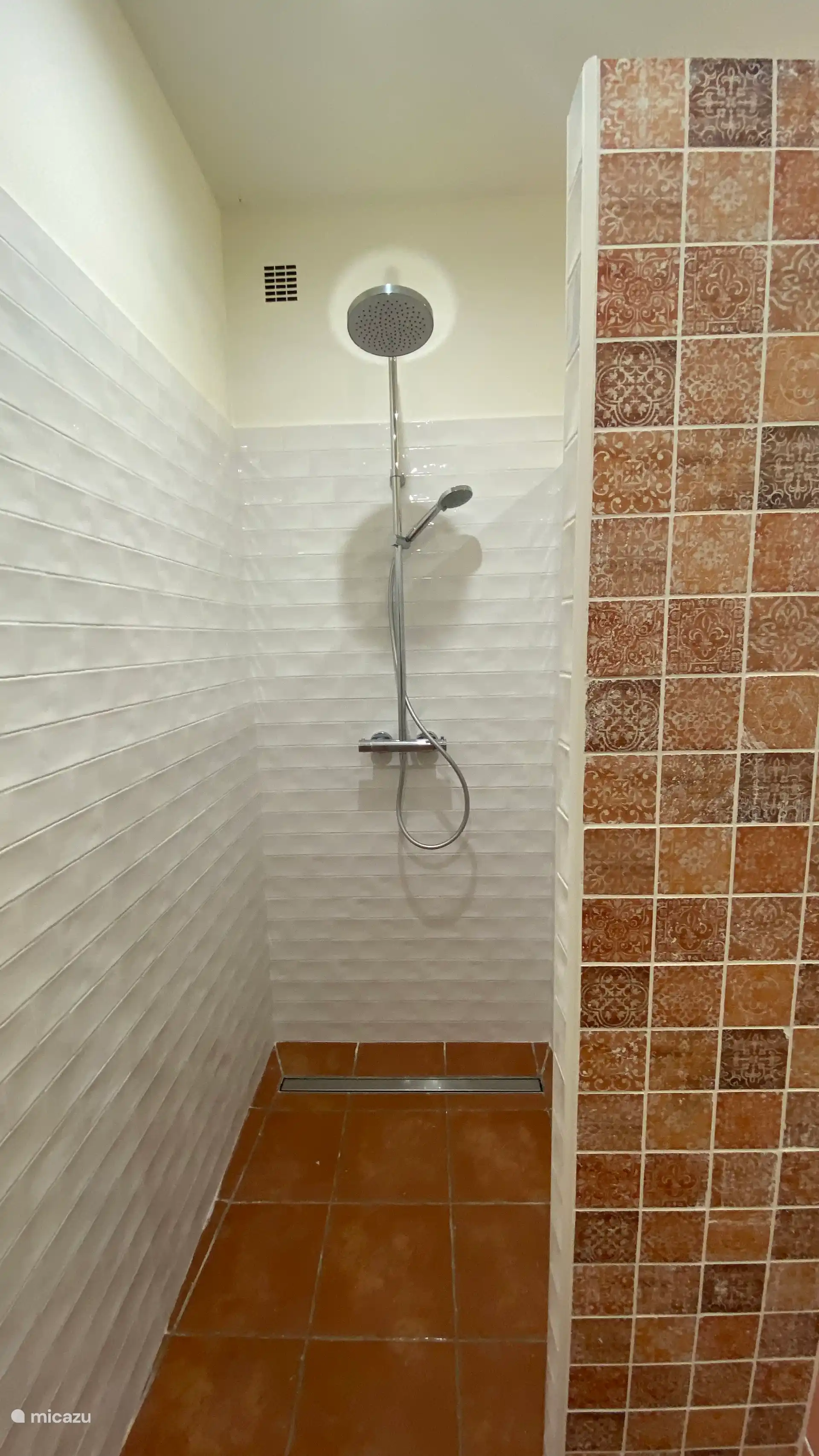 Italienische Dusche.