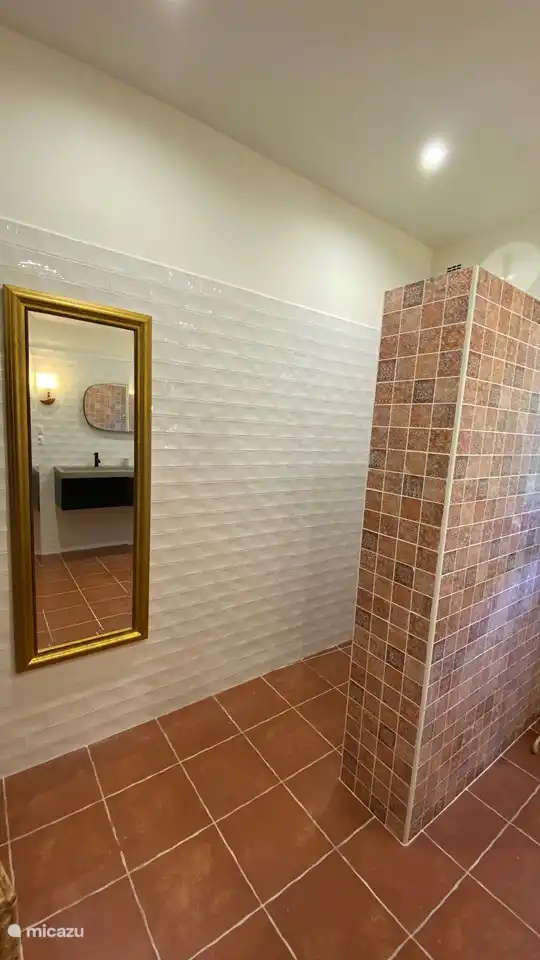 Großes Luxusbadezimmer.