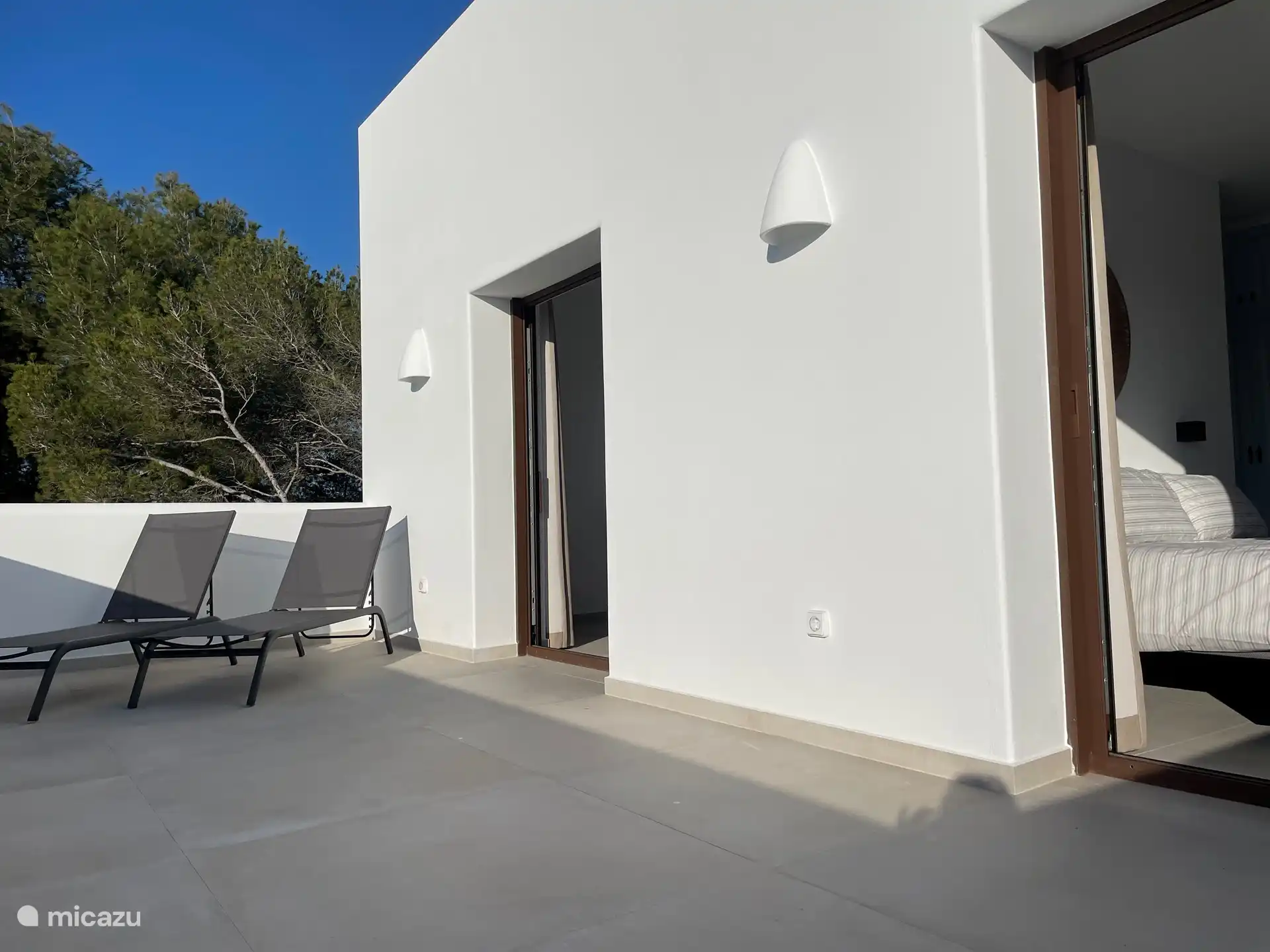 Terrasse im Obergeschoss