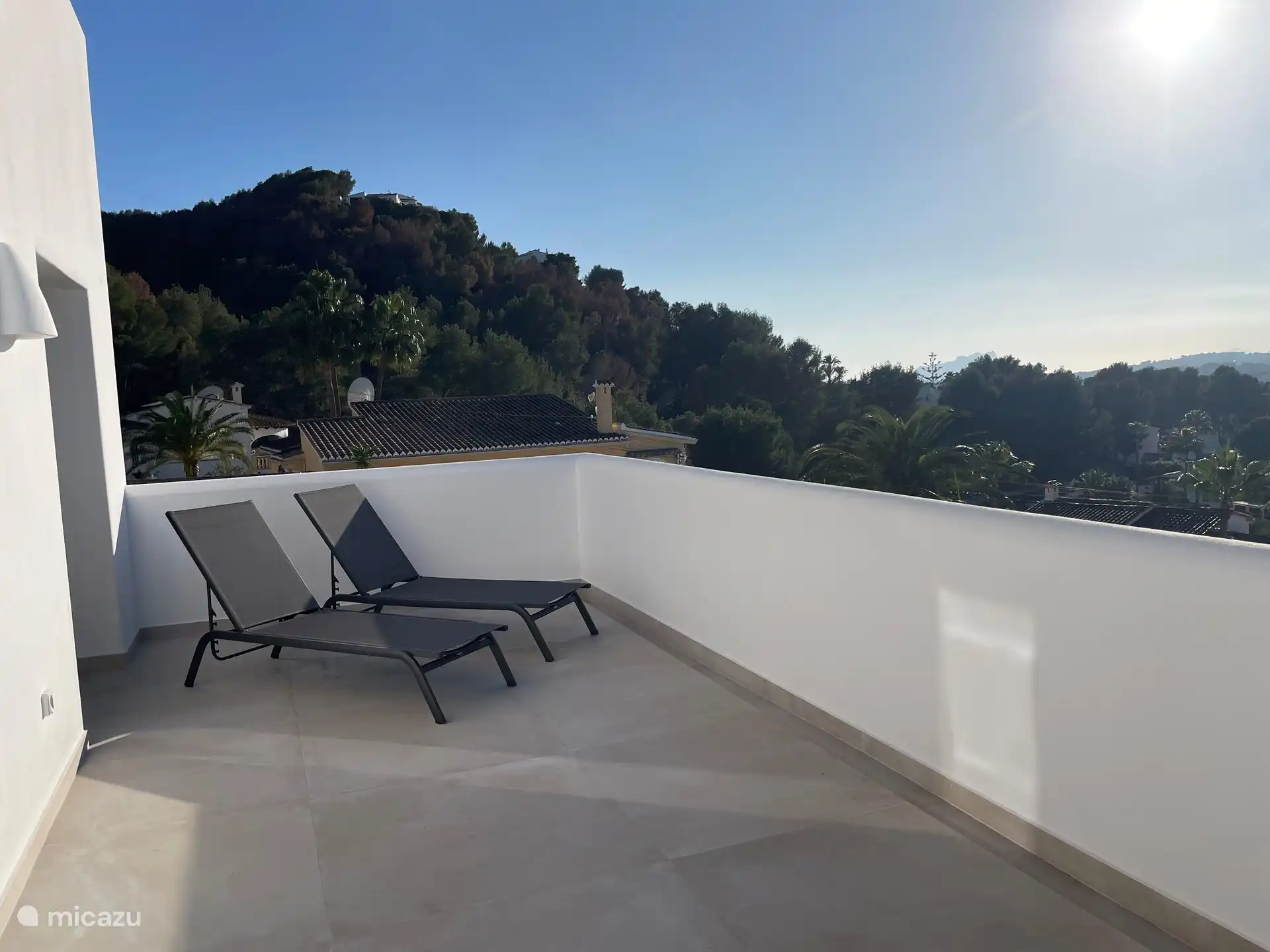 Terrasse im Obergeschoss