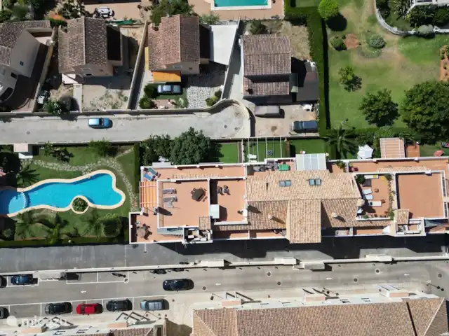 Penthouse d'angle Los Carmenes | Espagne, Costa Blanca, Dénia - appartement complexe vu d'en haut