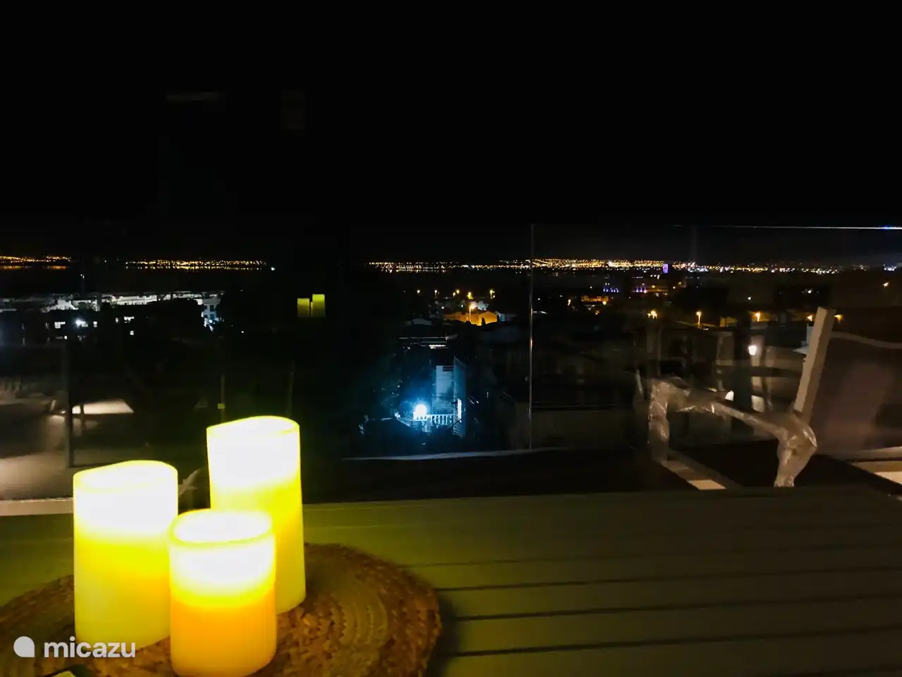 Uitzicht in de avond