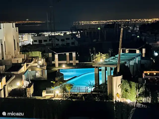 La Casa Mai - Penthouse Laguna Rosa | Espagne, Costa Blanca, Torrevieja - penthouse Vue le soir depuis notre balcon