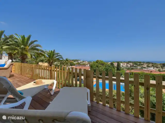 Villa La PERLA Calpe avec VUE MER | Espagne, Costa Blanca, Calpe - villa vue depuis la terrasse