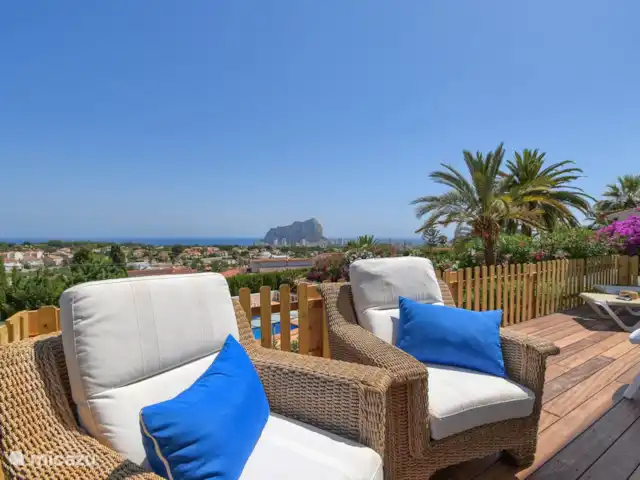 Villa La PERLA Calpe avec VUE MER | Espagne, Costa Blanca, Calpe - villa la vue depuis la terrasse