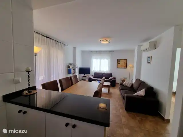 Jardines de Denia 4 beg. grond 3slk huren in Spanje, Costa Blanca, Dénia - appartement woonkamer