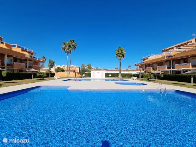 Jardines de Denia 4 beg. grond 3slk huren in Spanje, Costa Blanca, Dénia - appartement hoekappartement op begane grond met tuin
