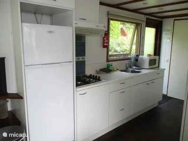 stacaravan huren in Nederland, Groningen, Marum – Boshuisje nr15