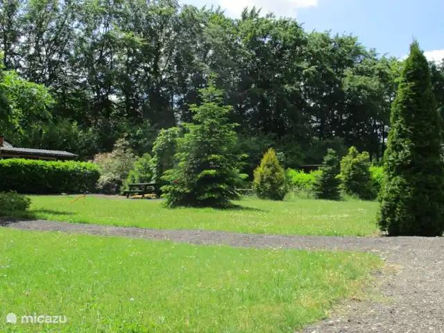 stacaravan huren in Nederland, Groningen, Marum – Boshuisje nr15