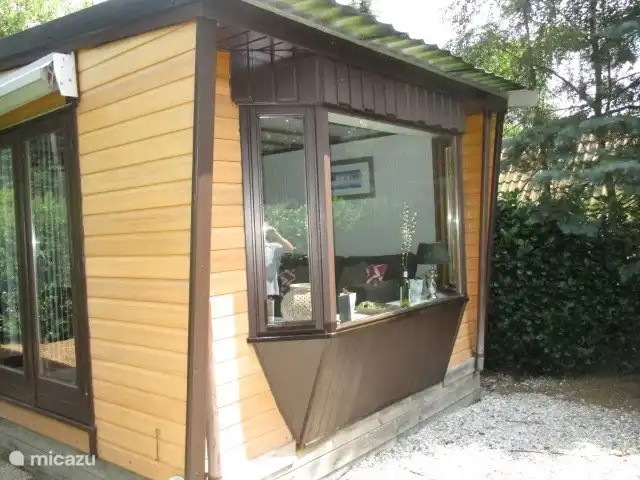 stacaravan huren in Nederland, Groningen, Marum – Boshuisje nr15