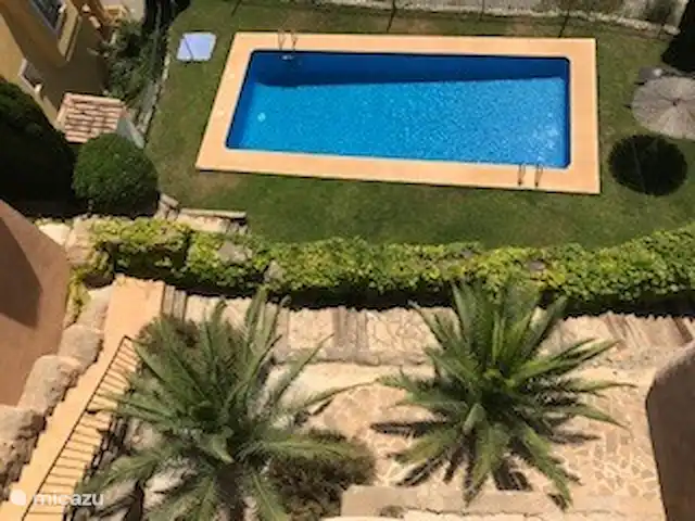 Casa Panoramica huren in Spanje, Costa Blanca, Calpe - geschakelde woning Uitzicht op het zwembad vanop het terras