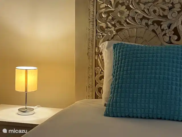 Villa Palapa View en Curazao, Bandabou (oeste), Coral Estate, Rif St.Marie - villa Segundo dormitorio con cama queen