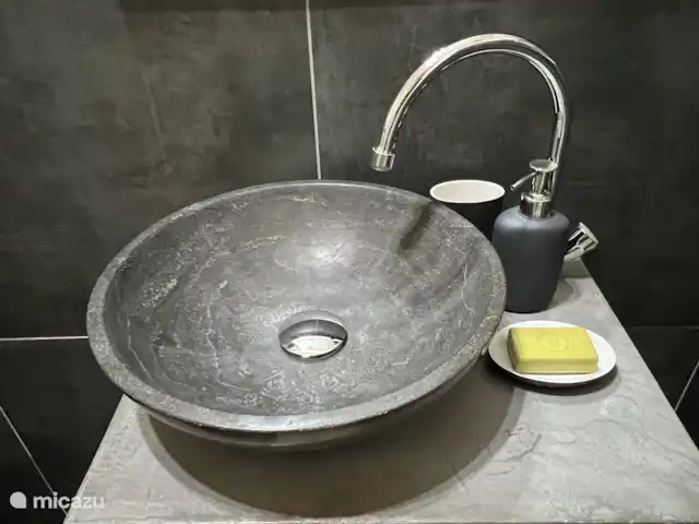 Villa Palapa View en Curazao, Bandabou (oeste), Coral Estate, Rif St.Marie - villa Baño en suite en el segundo y tercer dormitorio