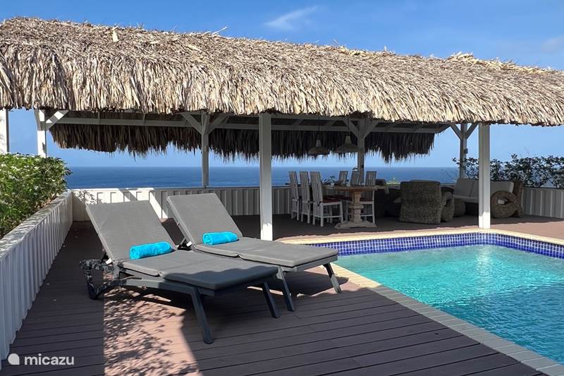 Ferienwohnung Curaçao, Banda Abou (West), Coral-Estate Rif St.marie Villa Blick auf die Villa Palapa