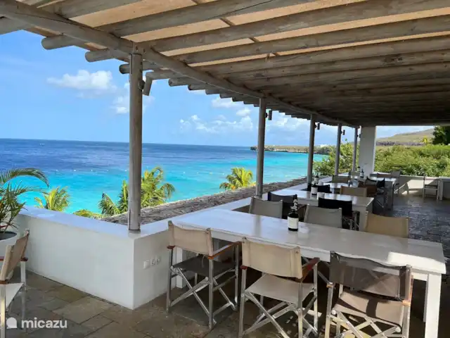 Villa Palapa View en Curazao, Bandabou (oeste), Coral Estate, Rif St.Marie - villa Bar en la azotea Coral Estate