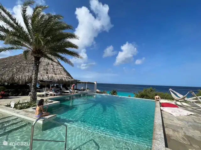 Villa Palapa View en Curazao, Bandabou (oeste), Coral Estate, Rif St.Marie - villa Piscina Resort de lujo Coral Estate