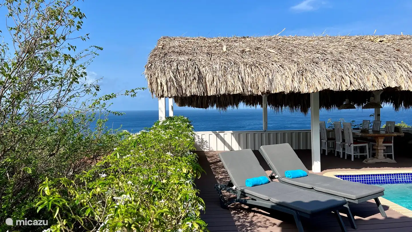 Cubierta de la piscina