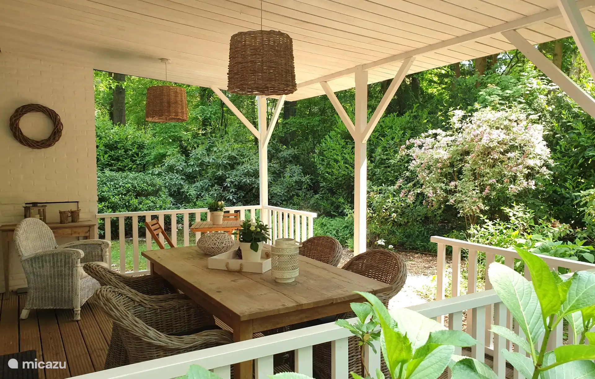 Lots of privacy around the holiday home