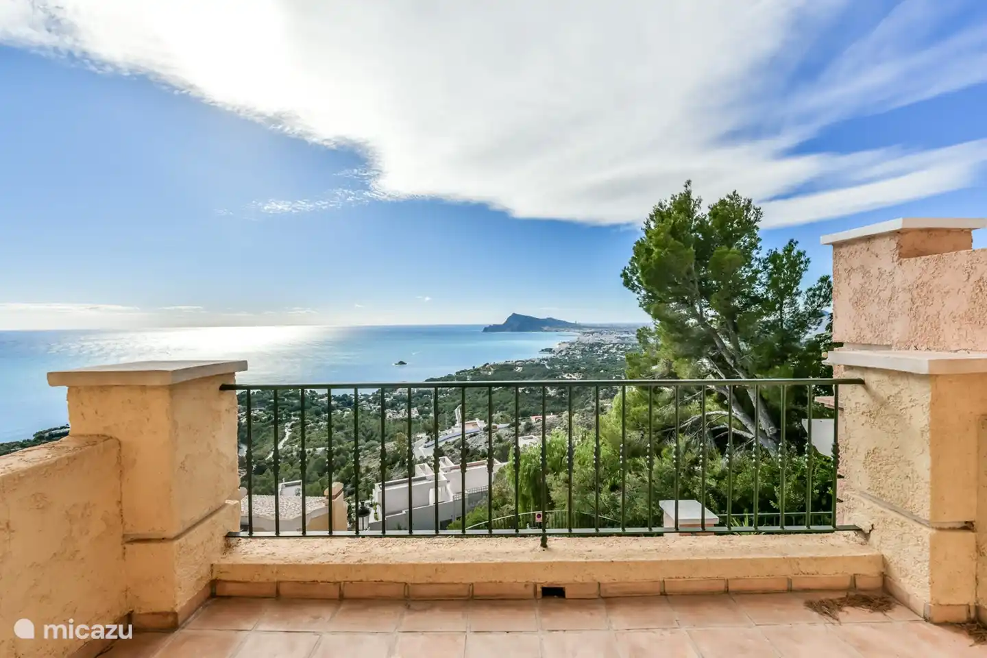 Balkon im Obergeschoss