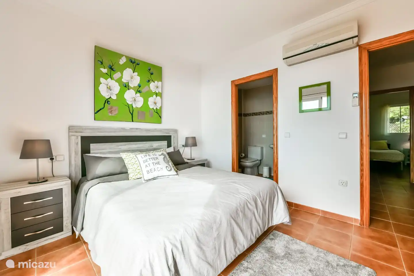 Hauptschlafzimmer mit Bad