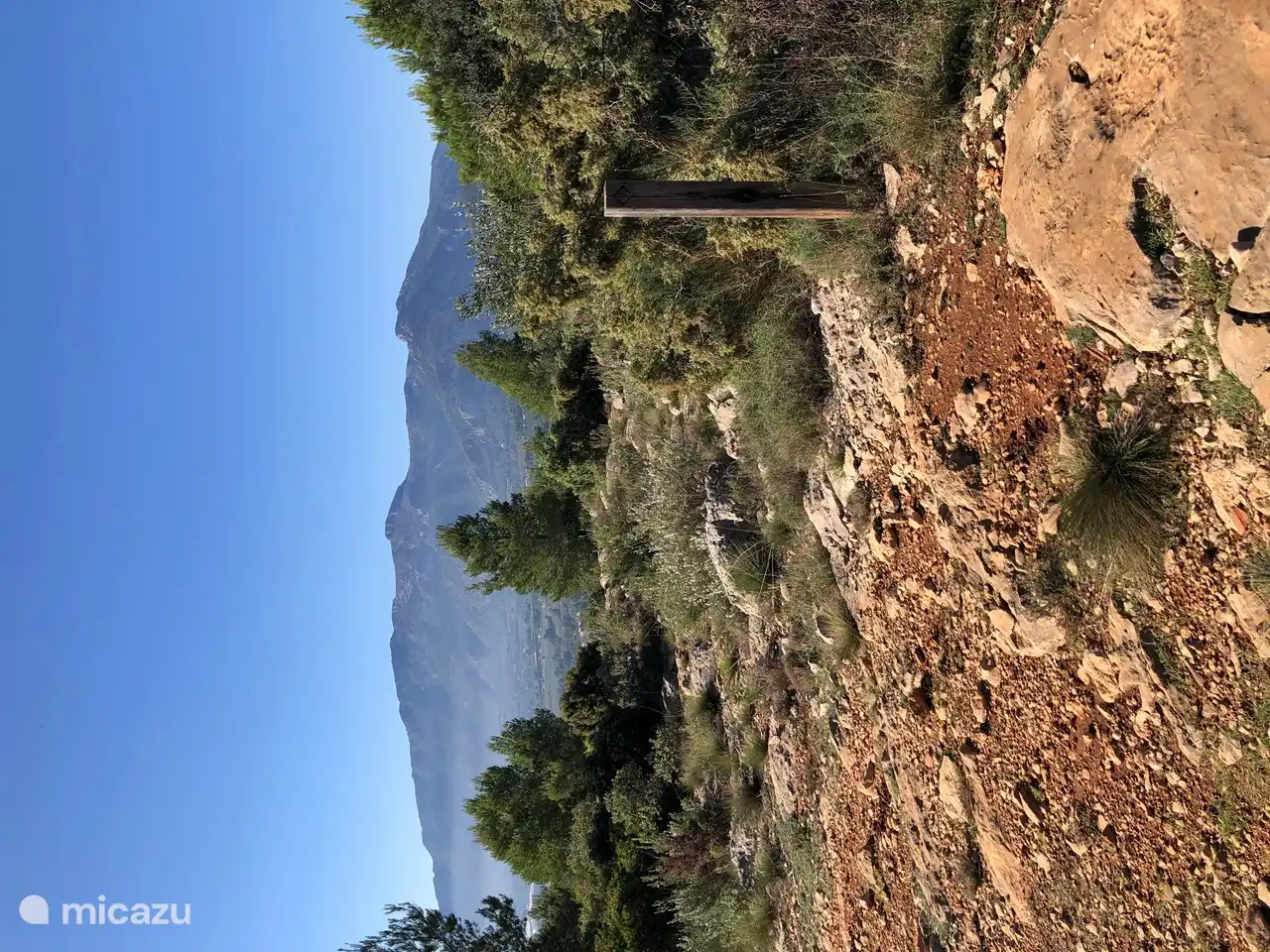 ver mientras subes la montaña