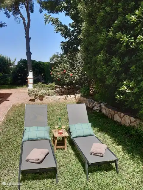 Hinterhof hinter dem Haus