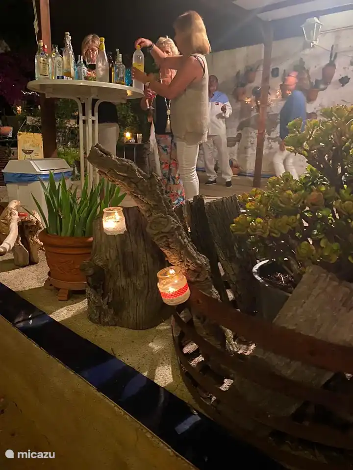 Leckere Drinks am Abend im Patio. Besuch ist immer willkommen