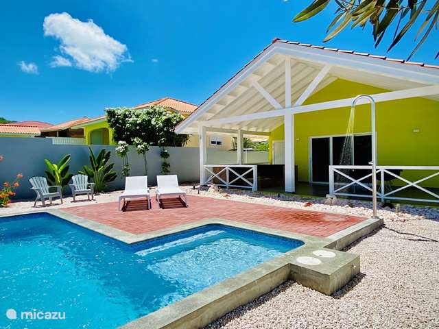 Vakantiehuis Curaçao, Banda Abou (west), Fontein vakantiehuis ‘Kas Bisento’ met privé zwembad
