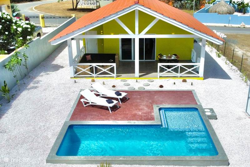 Ferienwohnung Curaçao, Banda Abou (West), Fontein Ferienhaus 'Kas Bisento' mit privatem Pool 🏝️