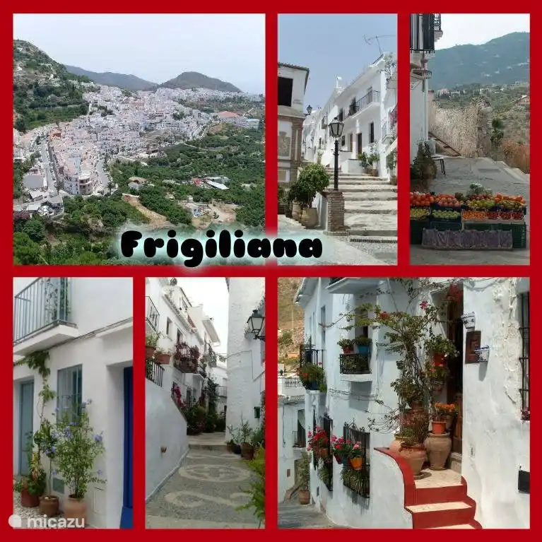 Überblick über das Dorf Frigiliana