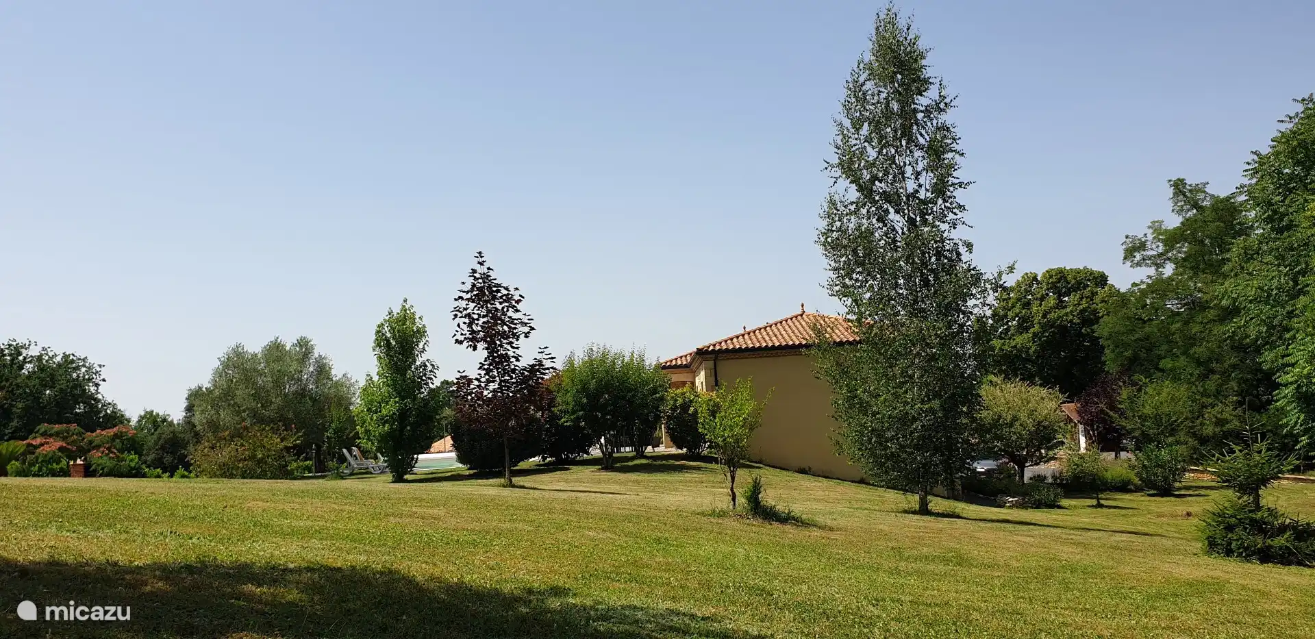 Der Garten rund ums Haus